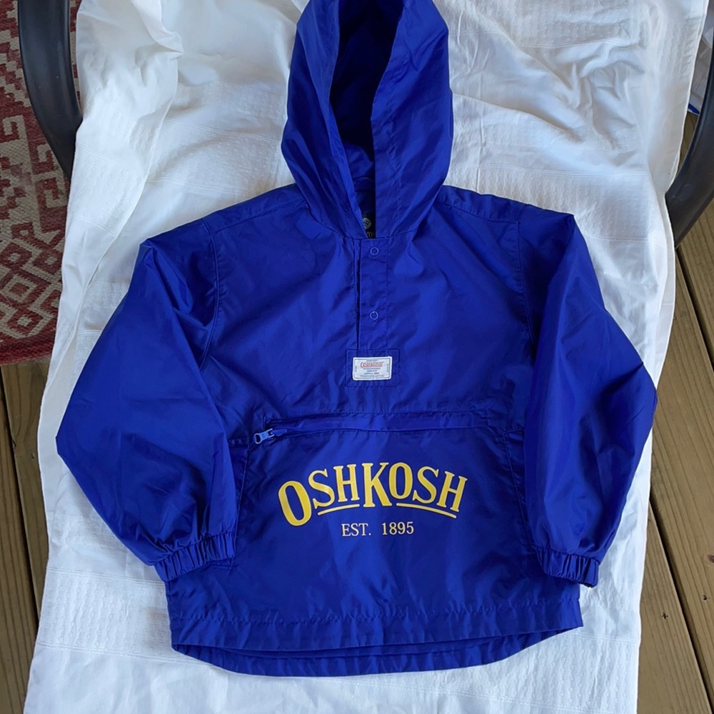 Boys OshKosh Anorak rain jacket Pullover 6/7